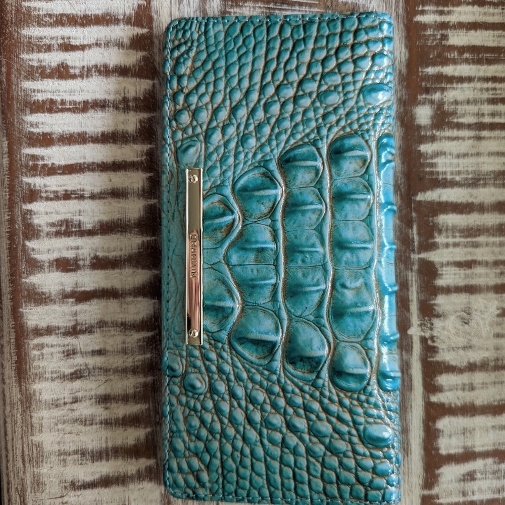 Brahim Snap Closure Long Wallet